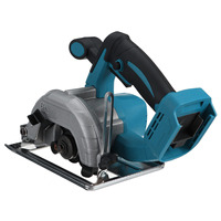 Scie circulaire de table sans balais rechargeable 21V, mini 5 pouces, pour la découpe du métal et du bois, avec jeu d'outils
