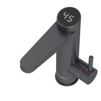 Briwellna 220V 3200W Acier Inoxydable 304 Robinet Électrique LED Robinet D'eau Chaude Instantanée Bec 120 Degrés pour Usage Domestique Garage