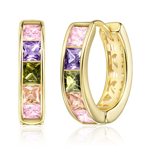 Orecchini Colorati per Donne, Design Urbano Delicato, Gioielli Versatili per l'Uso Quotidiano - Product Image 3