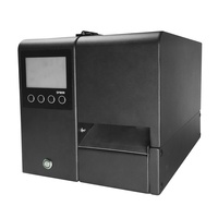 Imprimante de codes à barres industrielle 80mm Imprimante à transfert thermique Imprimante d'étiquettes volantes à surface métallique pour vêtements Logo propre