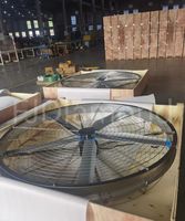 Ventilador Agrícola de 0.9m para Ganadería, Resistente al Agua y a la Corrosión, con Presión Negativa, de Alta Resistencia y Estabilidad