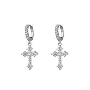 Pendientes de Aro con Diseño Único y Cruzada Colgante, Inspirados en las Tendencias - Product Image 5