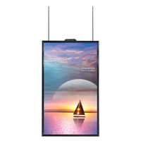 Bord étroit ultra-mince haute luminosité 2500nits verre trempé fenêtre antichoc affichage numérique écran 2k/4k