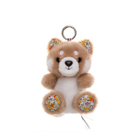 Porte-clés en peluche personnalisé UYEAH CPC OEM/ODM, design sur mesure, chien chiot mignon en coton doux, jouet en peluche, cadeau pour sac