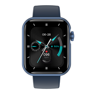 Smartwatch Touchscreen Fitness Tracker Herzfrequenz messer Android/iOS Kompatibel 5-10 Tage Akkulaufzeit IPX8 Water proof Square - Product Image 1