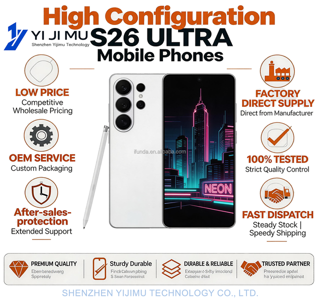 22G+2TB 2026 New S26 Ultra Original 5G Smartphone 108MP Camera Dual SIM Unlocked Global Version Cell Phone LTE Wi Fi
