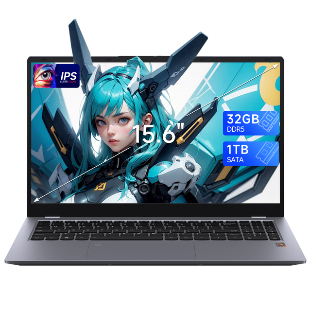AMD R7 Laptops up to 4.70Ghz 16GB 1 Tb Ssd HD Radeon Graphics Render AI Multitask Work Computer Laptops Brand New