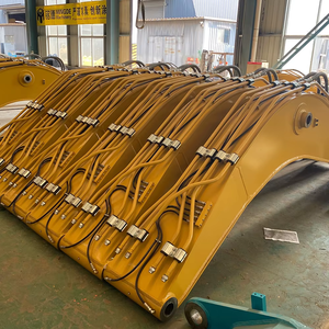 Nieuwe Fabrieksleverancier Oem Hoge Sterkte Staal Materiaal Ontworpen Voor Stoere Site Graafmachine Lange Bereik Giek Verlengde Giek En Stok - Product Image 4