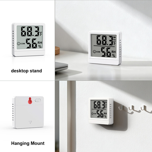 Độ chính xác cao ± 1 ℃ Nhiệt kế kỹ thuật số ẩm kế LCD hiển thị điện tử Nhiệt kế màn hình độ ẩm kỹ thuật số - Product Image 5