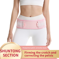 Ceinture lombaire et de soutien des hanches unisexe réglable en néoprène avec compression pelvienne antidérapante pour la sciatique et le sport