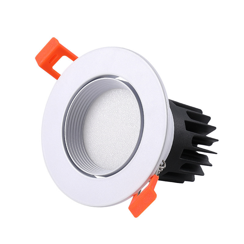 ไฟสปอตไลท์ LED ติดเพดาน3W 5W 7W 9W 12W 15W สปอตไลท์ LED แบบหมุนได้สำหรับบ้านและโรงแรม