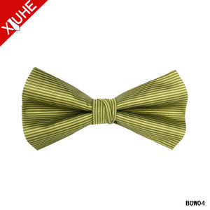 MOQ inferiore all'ingrosso colore brillante filato di poliestere tinto da uomo pronti papillon per il partito - Product Image 5