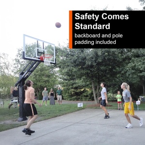 Ngoài trời di động bóng rổ đứng 7.5-10ft điều chỉnh bóng rổ Hoop mục tiêu với 54inch Rổ bóng rổ rim Net - Product Image 6