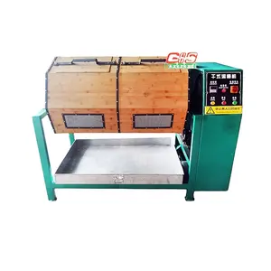 Bamboo Board Barrel Dry roller Polishing Machine Double Layer Roller Drum Light Finishing 600L Abrasive Material