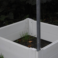Vente en gros de lits de jardin surélevés résistant aux UV pots de fleurs en plastique PVC jardinières à bas prix