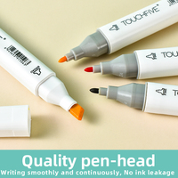 Offre Spéciale 168 couleurs stylos de coloriage à double pointe fine, ensemble de stylos marqueurs à base d'alcool