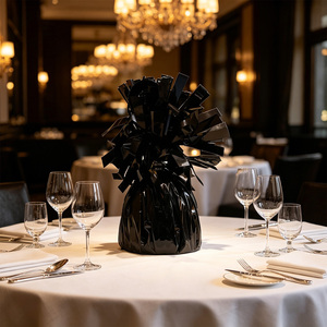 Decorazioni per Feste Eleganti Monouso Nere - Confezione da 12 Pezzi - Product Image 4