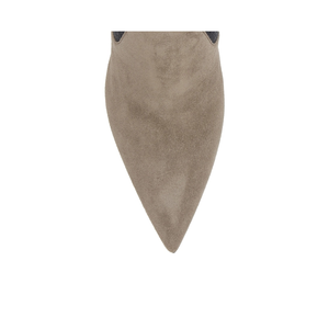 Bottines Chelsea à bout pointu en faux <span class=keywords><strong>daim</strong></span> mélangé avec bordure perlée et talon moyen fin pour femmes, vente en gros OEM ODM - Product Image 5