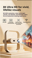 Proyektor Home Theater HY370 1080P HD Android 14 Keluaran Terbaru 2026, 300 ANSI Lumens, Fokus Otomatis, Short Throw, Laris Terjual