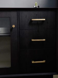 Penjualan Panas Gagang Pintu Lemari Gaya Sederhana Warna Perunggu, Gagang Kabinet Kuningan Antik Solid, Tarikan Lemari, Kenop Laci Bulat - Product Image 6