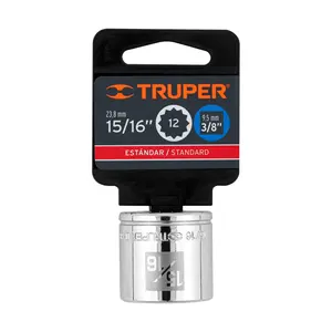 Boîte de 6 douilles à 12 points de 15/16 po, entraînement 3/8 po, TRUPER - Product Image 4