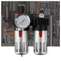 Unidad de tratamiento de aire neumática combinada CHDLT FRL con filtro y regulador AFC2000/BFC2000/3000/4000 para aire comprimido
