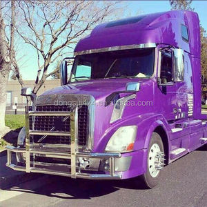 SEMI Big Trucks <span class=keywords><strong>Venta</strong></span> caliente de fábrica <span class=keywords><strong>Venta</strong></span> directa de acero Deer Grille Guard para <span class=keywords><strong>Peterbilt</strong></span> Mack Pinnacle Freightliner Cascadia - Product Image 1