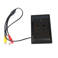 Monitor LCD TFT 5 Inci Layar HD Mobil, Monitor Kaca Spion Mobil dengan Penahan Cangkir Hisap Mundur