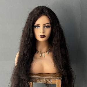 Testa di Manichino Realistica Femminile Sorridente Afroamericana con Spalle in Fibra di Vetro per Esposizione <span class=keywords><strong>Parrucche</strong></span>, Trucco e Acconciature per Ragazze - Vendita all'Ingrosso - Product Image 2