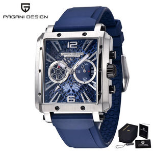 En Stock 1 Pieza Reloj de Pulsera de Cuarzo para Hombre con Diseño de Esfera de Lujo Pagani Design 1725, Personalizable con Logotipo, Fabricante OEM ODM, 50 Piezas Disponibles - Product Image 2