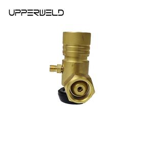 Régulateur d'acétylène de réservoir CGA520 <span class=keywords><strong>B</strong></span> régulateur d'acétylène d'air connecteur en laiton robuste - Product Image 3