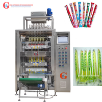 Empaquetadora automática de paletas de hielo pop/Flow Ice Candy/Popsicle/Stick Ice Cream