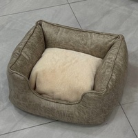 Etrip Pet Wholesale Lit pour chien rectangulaire ultra-luxe personnalisable, imperméable, doux, lavable en machine, durable