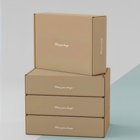 Custom Folding Wellpappe Mailer Board Recycelbare Verpackungs box für Kleidung T-Shirts Socken Pelz mit Express versand