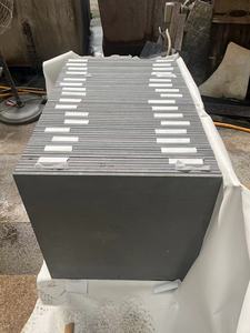 Tự nhiên Trung Quốc tuyệt đối màu đen Mông Cổ Đen Bazan Mongo Đen Đá Granite lát sân vườn tấm lát trong đánh bóng flamed kết thúc - Product Image 5