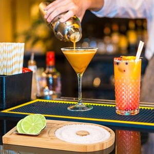 Ensemble de sel à margarita en bambou écologique de luxe 2025 avec plat pour cocktail - Product Image 6