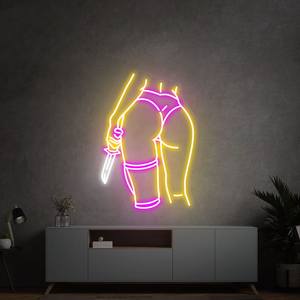 Горячая распродажа: Неоновые вывески на заказ с регулируемой яркостью, из акрила, с изображением женщины, для баров, клубов, отелей - Product Image 1