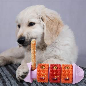 ZMaker 2026 Nouveau Jouet Distributeur de Friandises pour Chien en Caoutchouc, Distributeur Lent Interactif pour Mastication, Jouet Puzzle Anti-Fuite d'Aliments pour Chien - Product Image 3