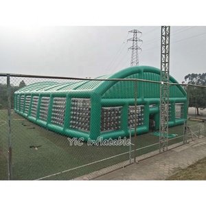 Tente de sport gonflable verte professionnelle OEM pour terrain d'entraînement de football en salle et terrain de basketball - Product Image 4
