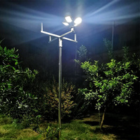 Lampe solaire de jardin à DEL de 20 watts avec alimentation par batterie IP65 en aluminium moulé sous pression