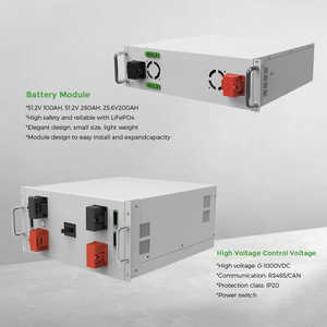 Armoire de stockage d'énergie commerciale et domestique avec batterie au lithium-ion solaire et Lifepo4 256v-512v, capacité de stockage de 200ah-50kwh - Product Image 4