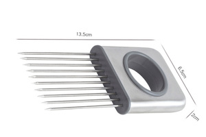 Creative Onion Fork Slicer Stainless Steel Loose Meat Needle Tomato Potato <b>Vegetables</b> <b>Fruit</b> Cutter Safe Aid <b>Tool</b> Kitchen Gadgets - Product Image 6