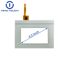 Écran tactile capacitif intelligent de 4,3 pouces avec résolution 480*272 pour la domotique, écran tactile 480x272 avec interface IIC
