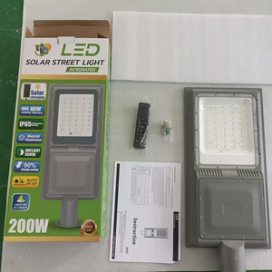 Réverbère Solaire Tout-en-un Intégré Extérieur IP65 avec Détecteur de Mouvement, Projecteur LED Solaire pour Caméra CCTV 50W 100W 150W - Product Image 4