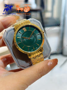 Montre à quartz de luxe originale pour femme, boîtier rectangulaire/carré/triangulaire, 9 mm, bracelet en acier inoxydable, matériau en cuir - Product Image 4