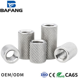 Erweiterte zylindrische gerändelte Hands ch rauben mutter aus rostfreiem Stahl Netz mutter Verschiedene Größen von M3 bis M16 - Product Image 2