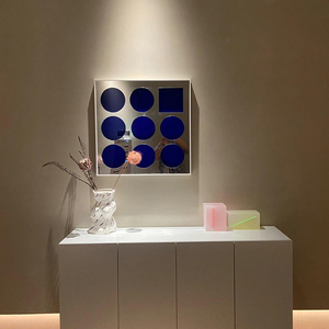 Trang trí nội thất hiện đại Bauhaus Klein màu xanh trang trí bức Tranh Tối giản hình học thông minh gương Nội Thất Tường tác phẩm nghệ thuật - Product Image 2