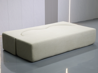 Modernes Gebogenes Grünes Komprimiertes Sofa Vakuumverpacktes Schaumstoffsofa Organische Wohnzimmermöbel Großhandel