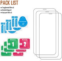 Meilleur vendeur Lot de 3 protecteurs d'écran en verre trempé 9H High Clear 0.33mm 2.5D pour téléphones mobiles