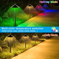 Lampadaire LED d'extérieur IP65 pour jardin, prix de gros, avec divers parasols, éclairage de chemin, lampadaire LED de jardin